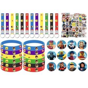 86 Pièce Cadeau Anniversaire Enfants Invites R-oblox Petits Cadeaux Anniversa...